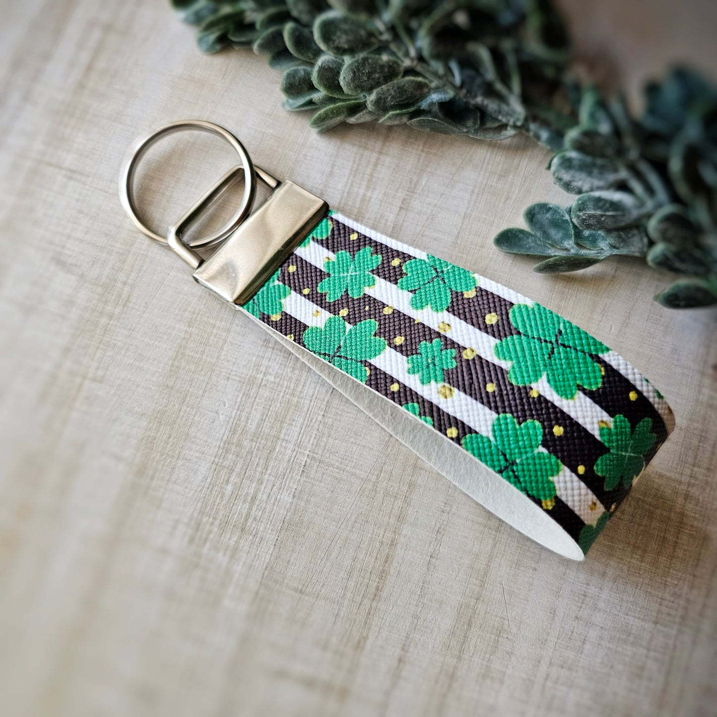Faux Leather Keyfob
