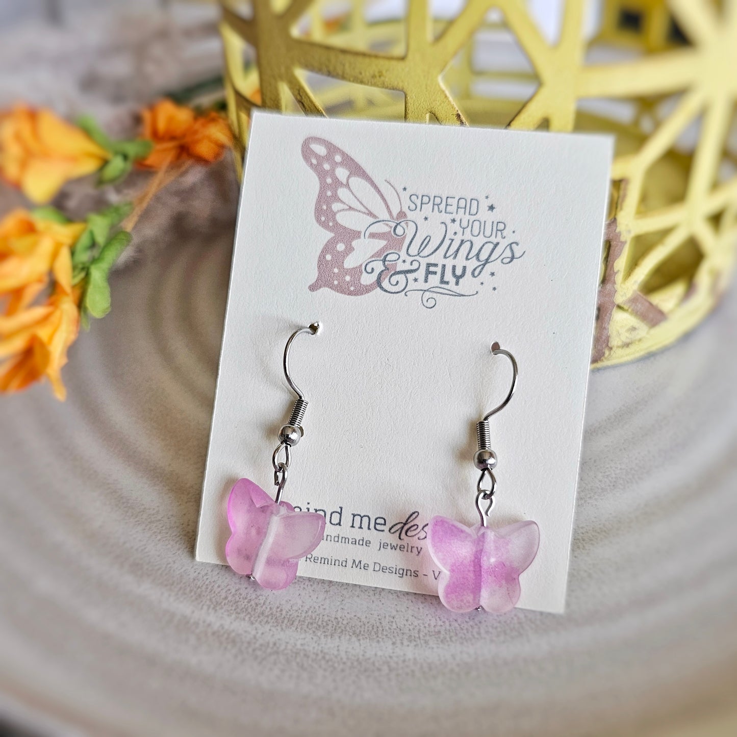 Butterfly Dangle Earrings