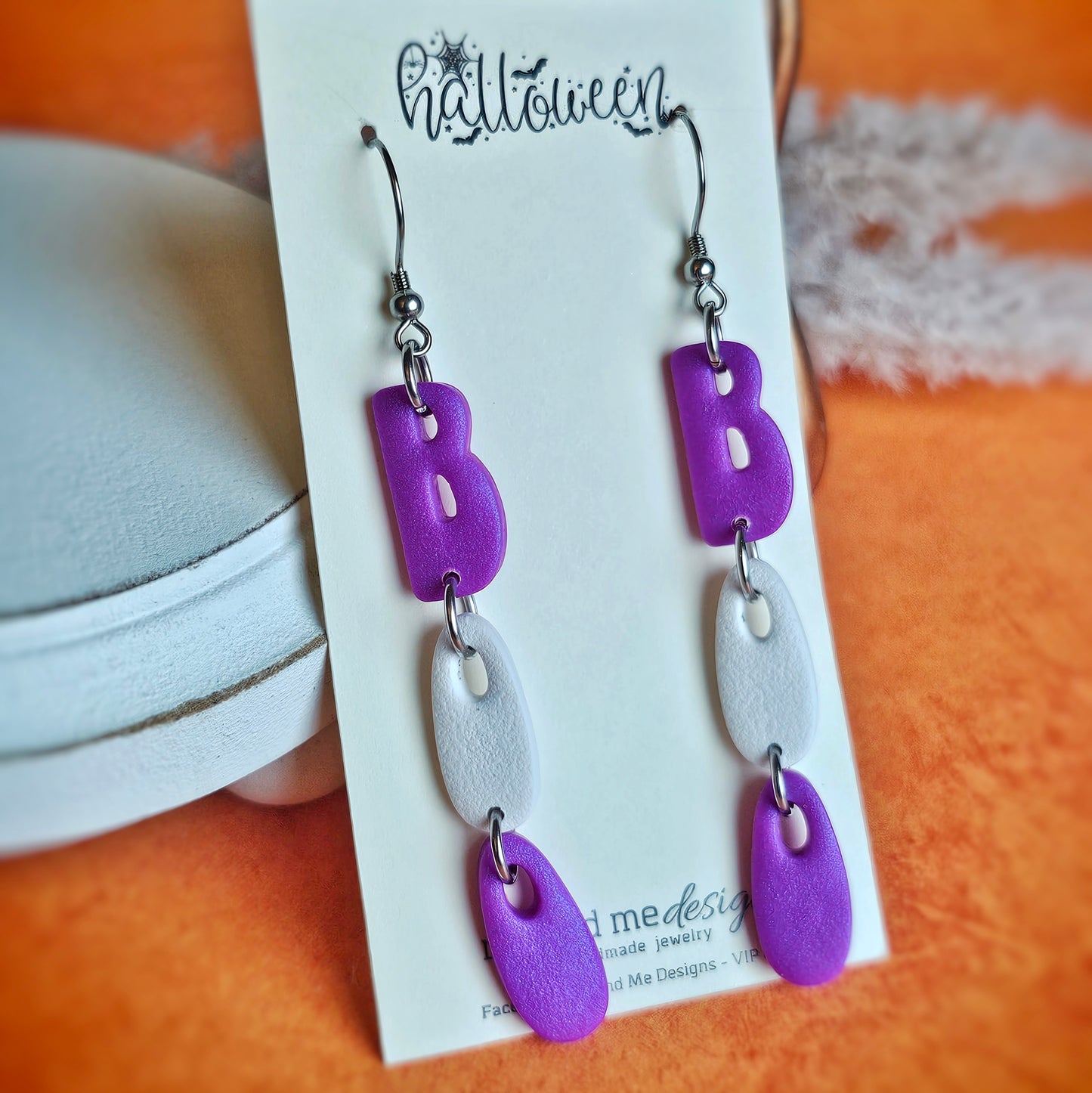 Boo Dangle Earrings