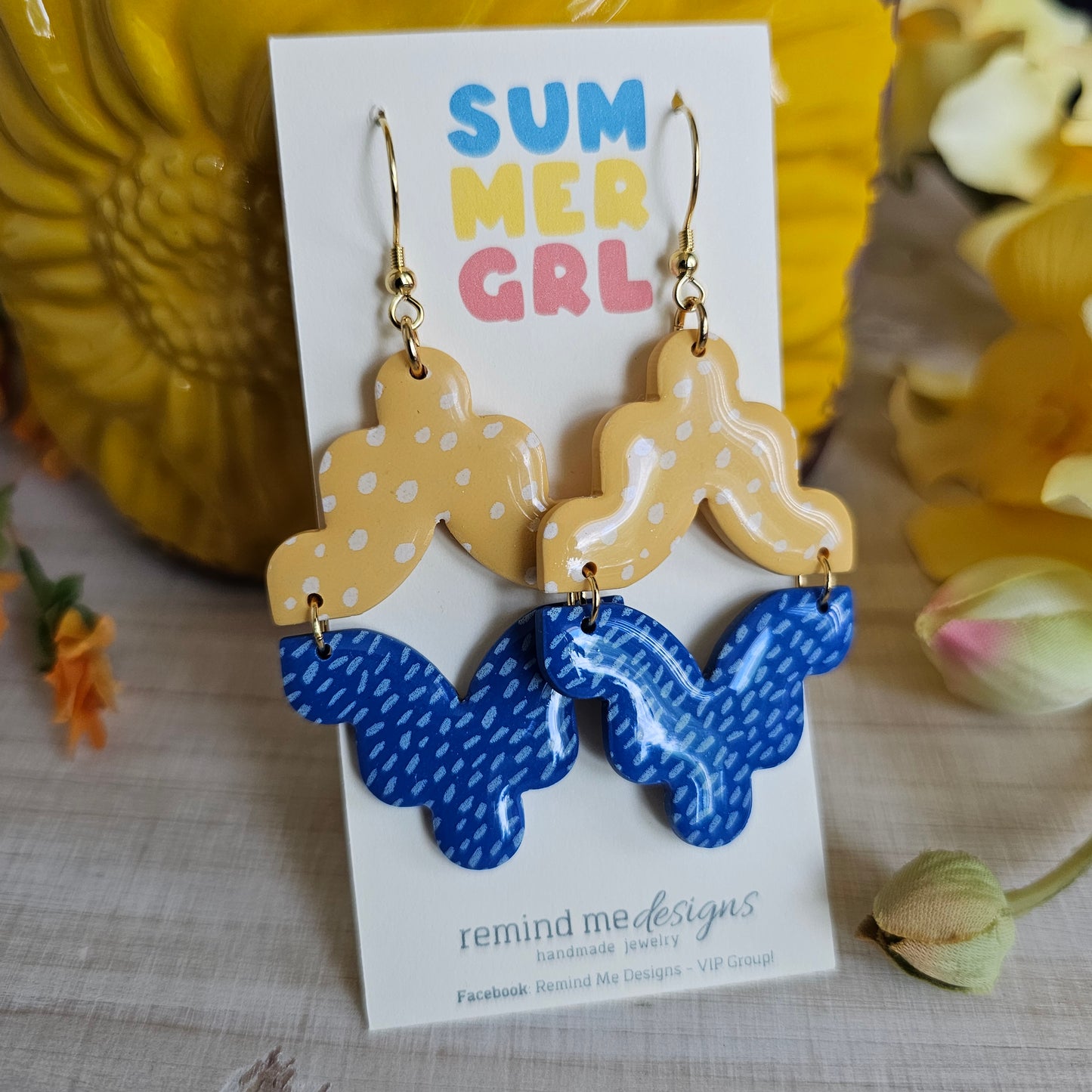 Clay Dangle Earrings