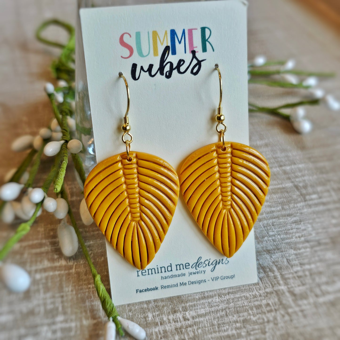 Clay Dangle Earrings