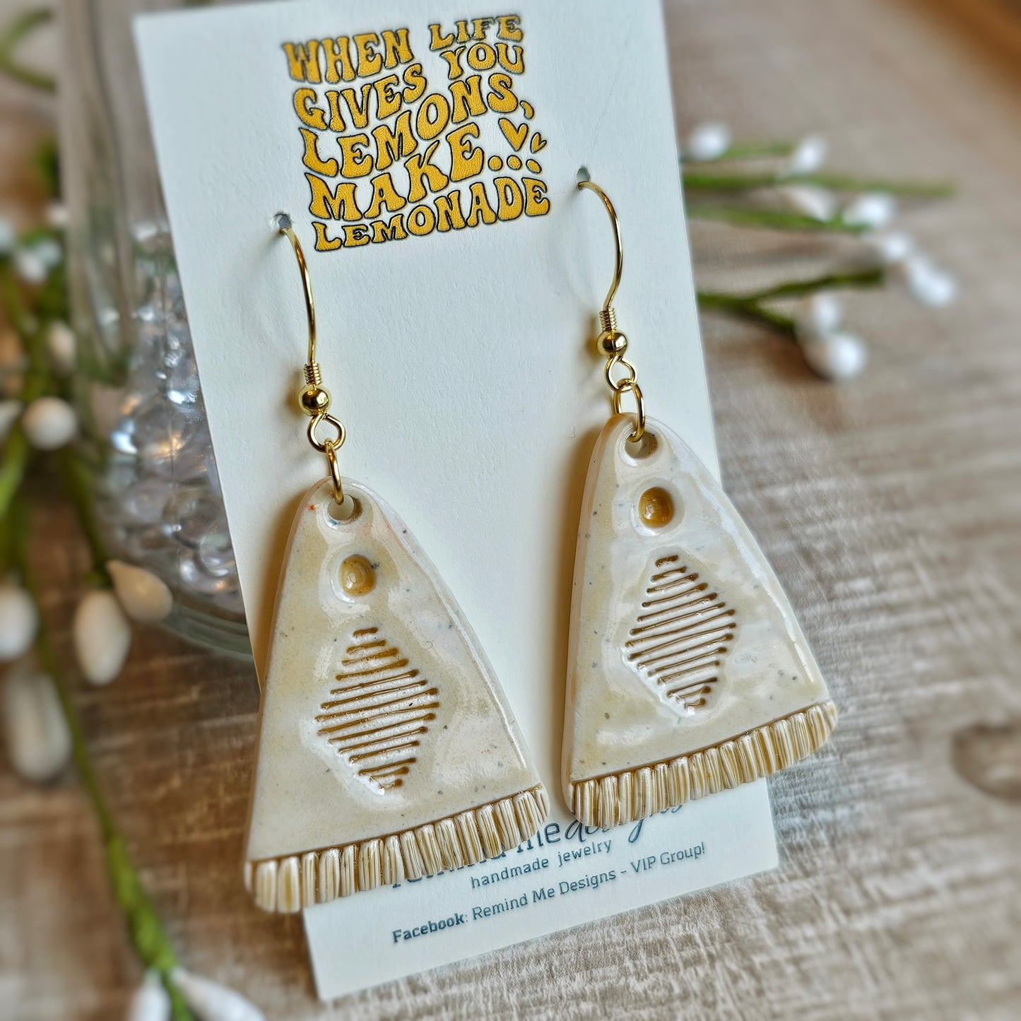 Clay Dangle Earrings