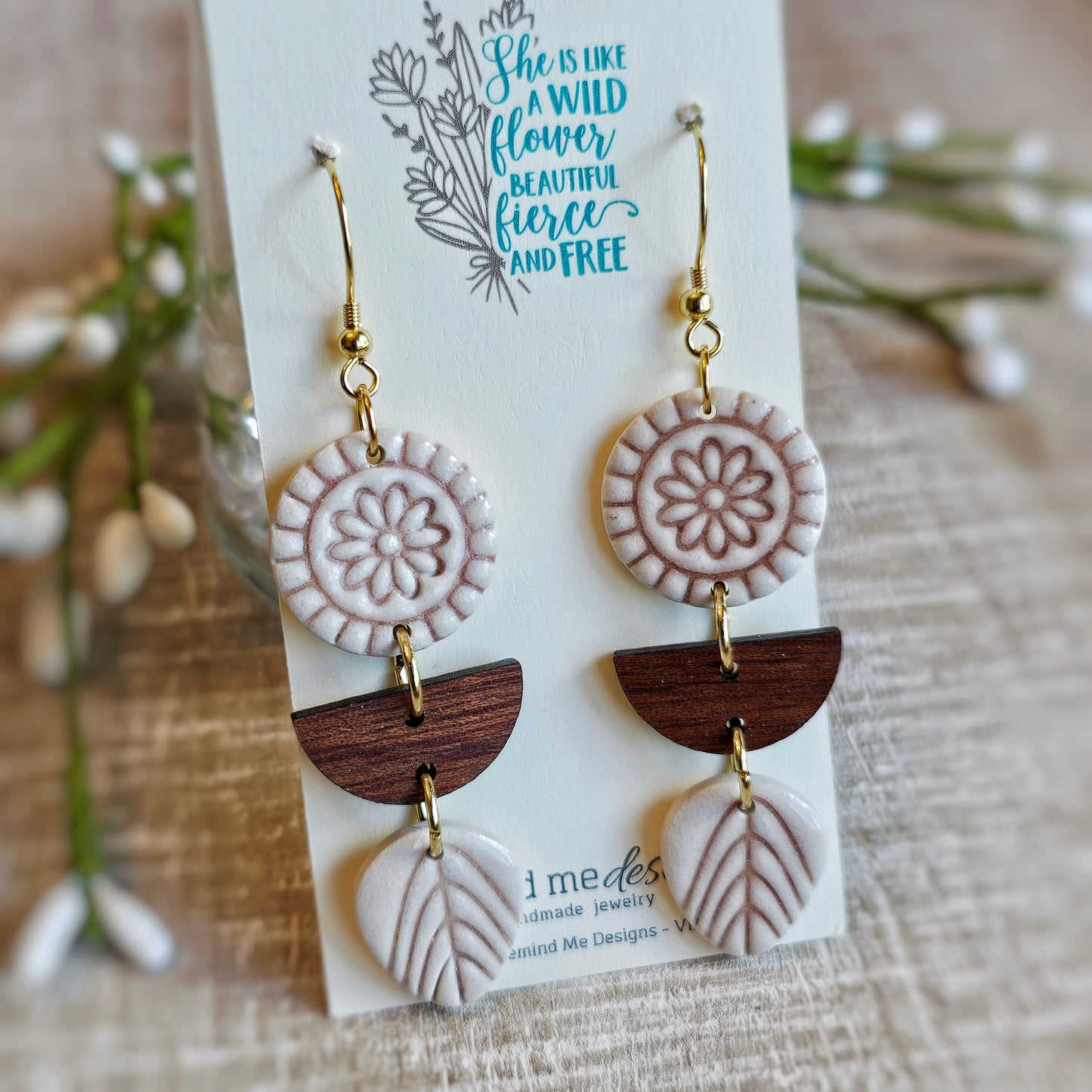 Clay Dangle Earrings