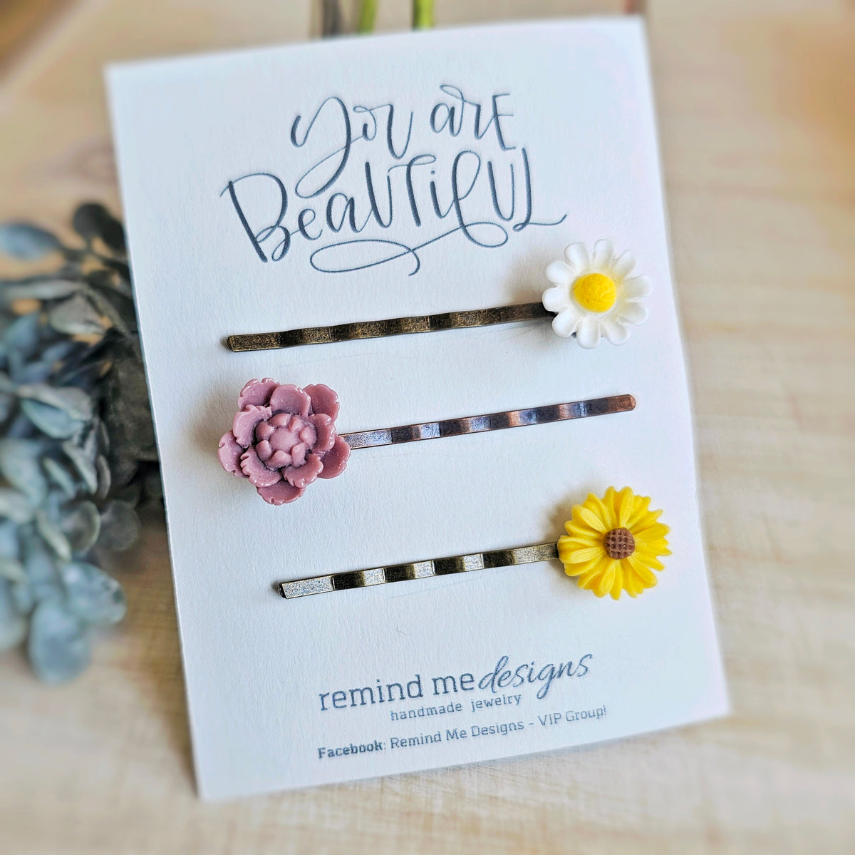 Mix Floral Bobby Pins