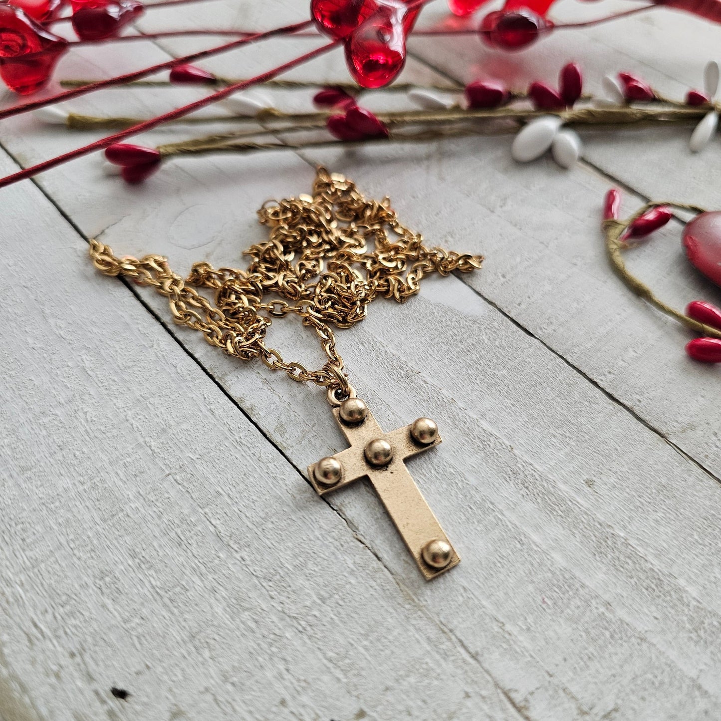 Gold Cross Necklace