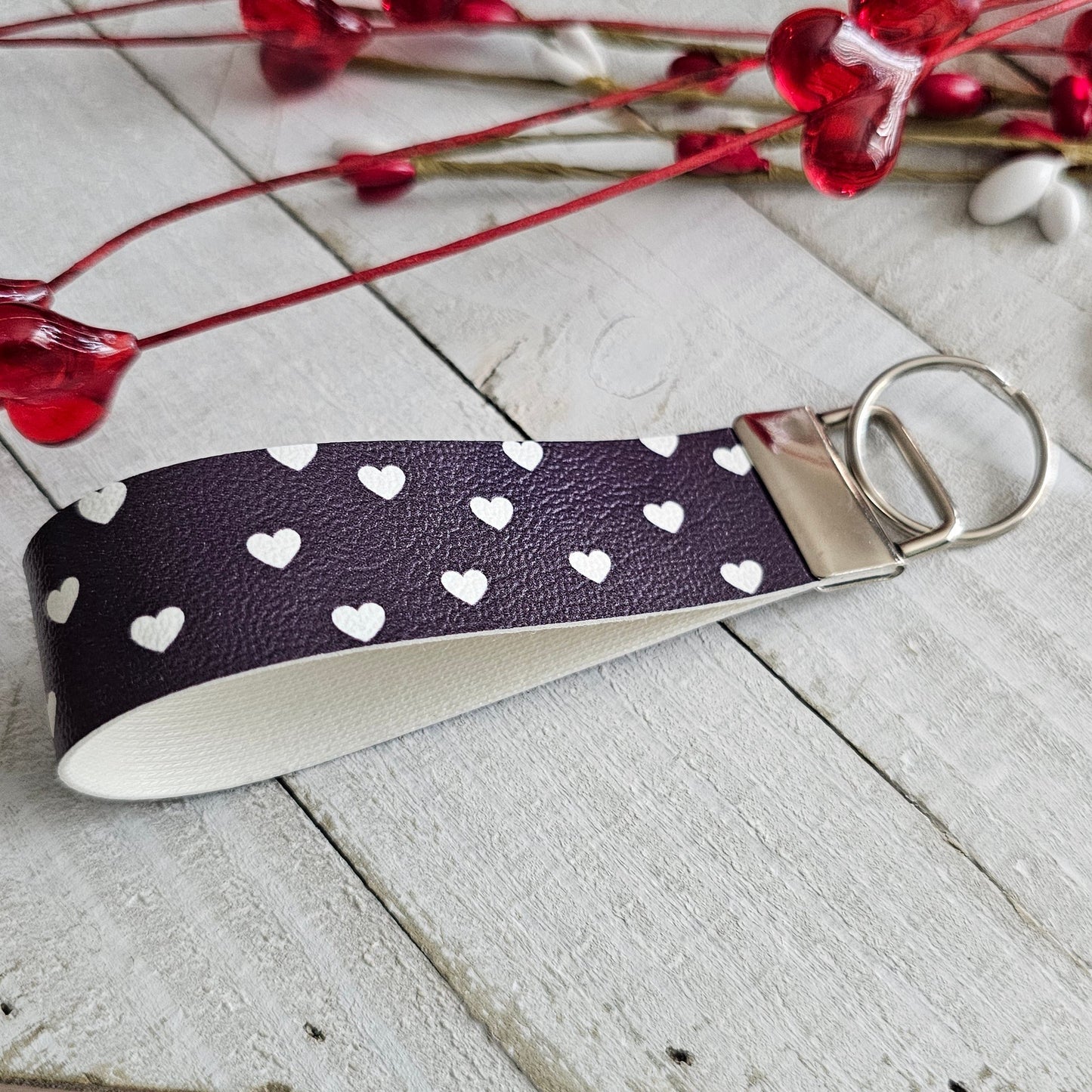 Faux Leather Keyfob