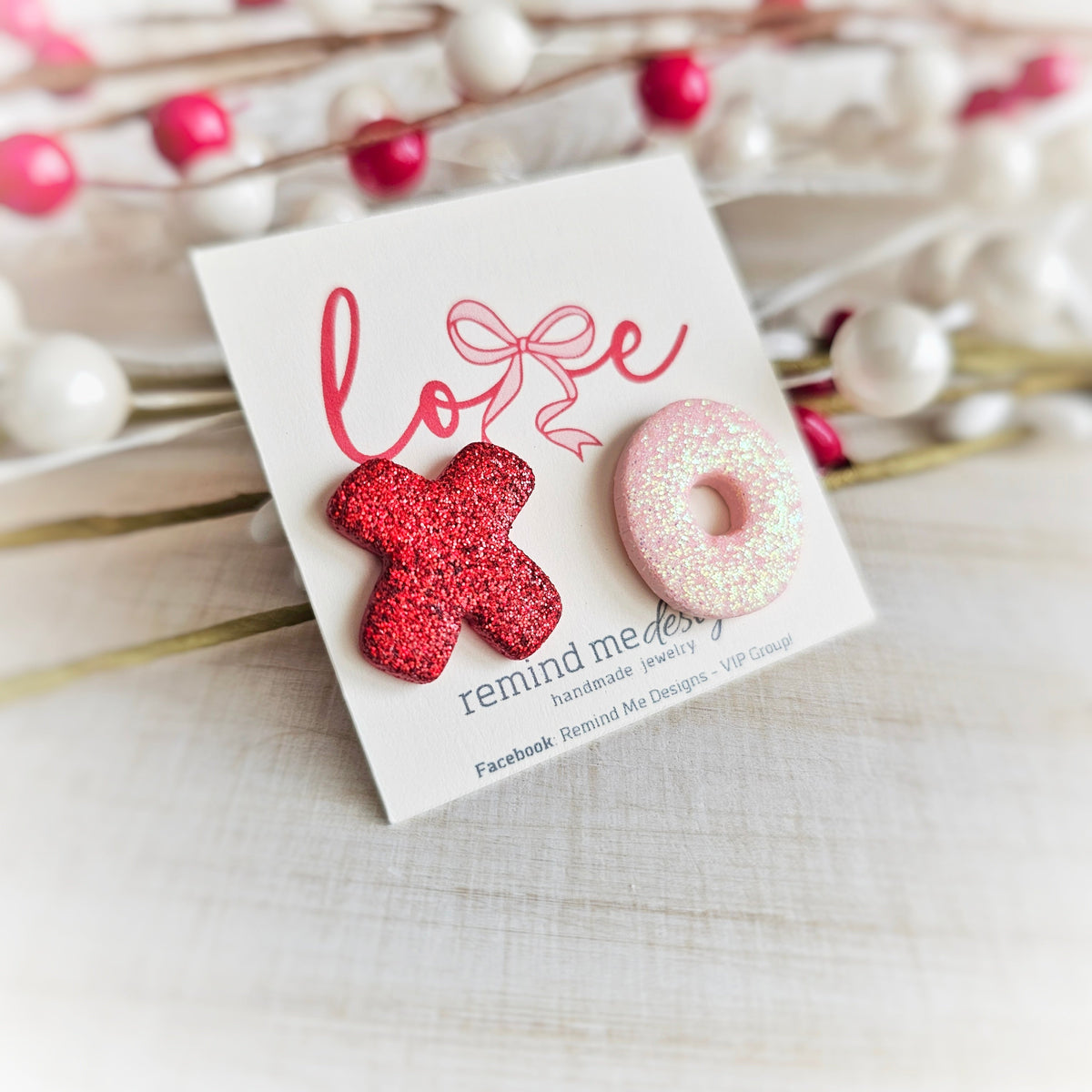 Clay Stud Earrings - Hello Sweetheart Collection