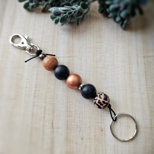Stretchy Silicone Beaded Keyfob