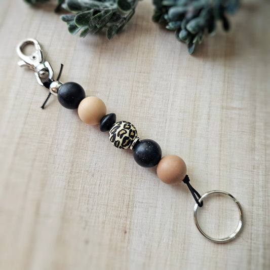Stretchy Silicone Beaded Keyfob