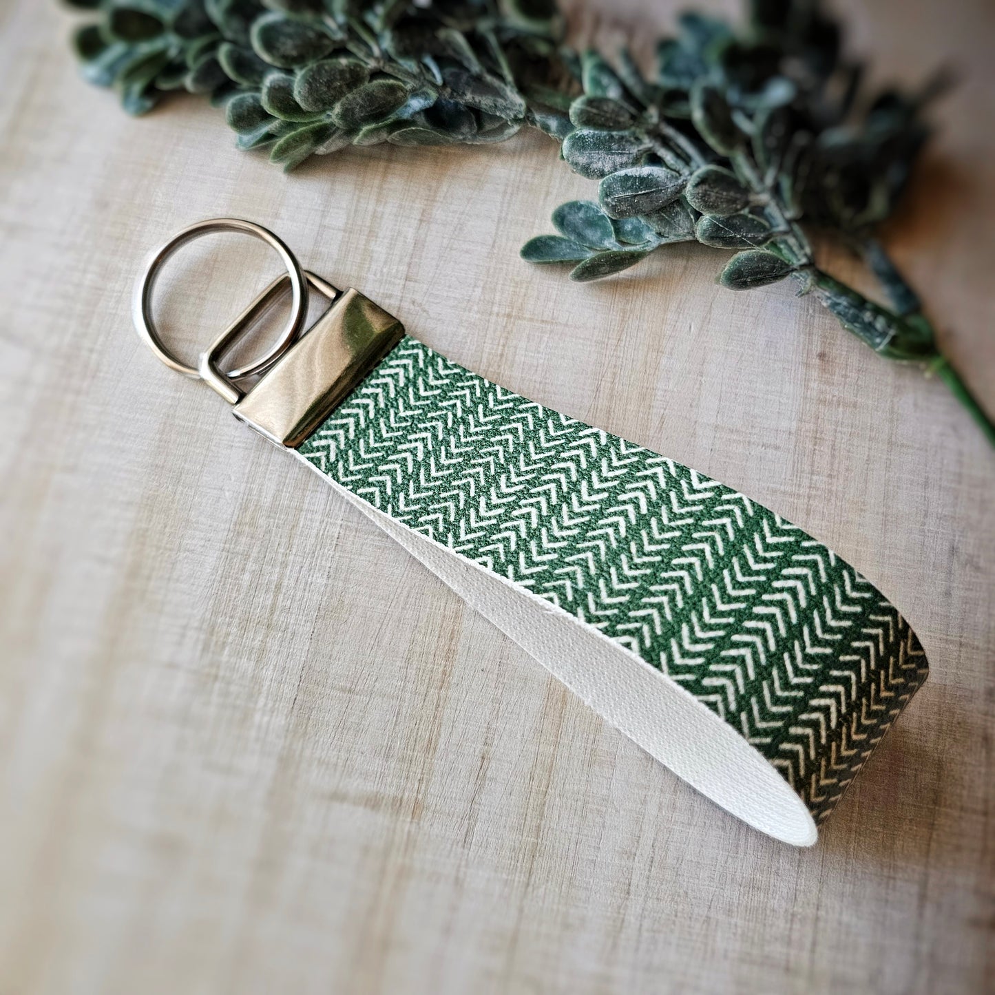 Faux Leather Keyfob