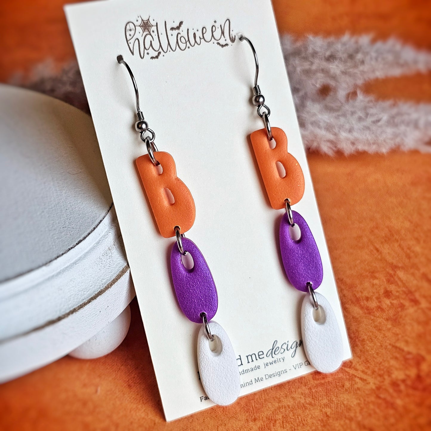 Boo Dangle Earrings
