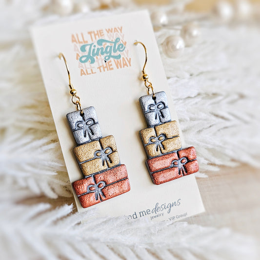 Christmas Gift Dangle Earrings