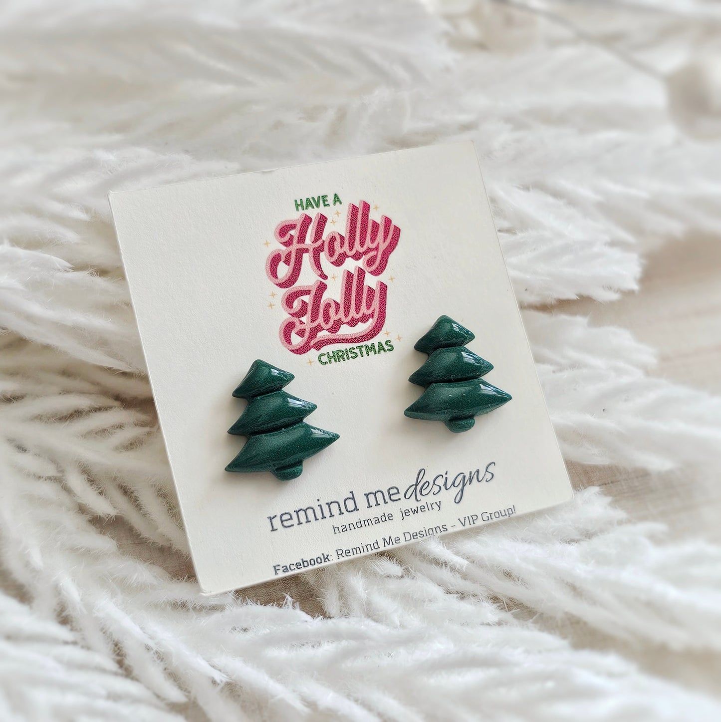 Christmas Tree Stud Earrings
