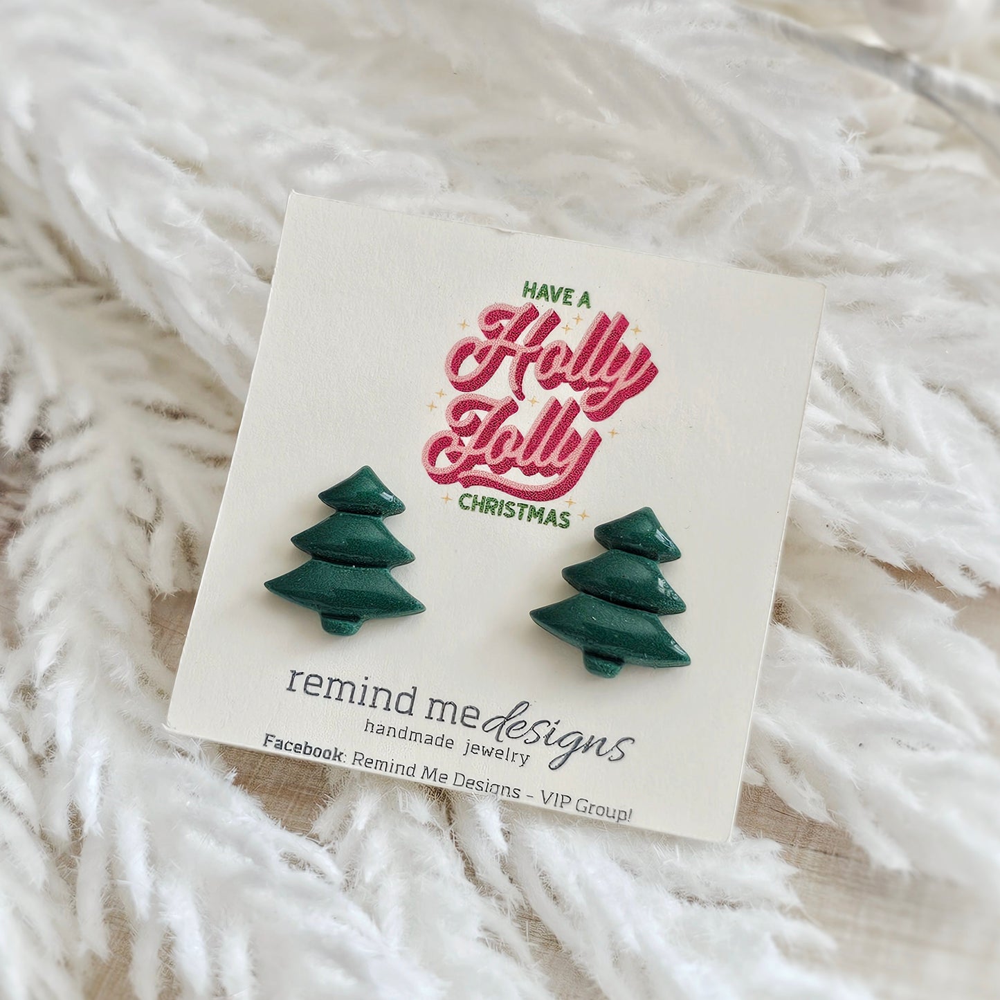 Christmas Tree Stud Earrings