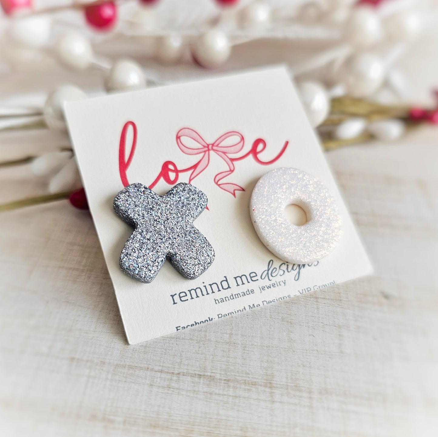 XOXO Valentine's Clay Studs