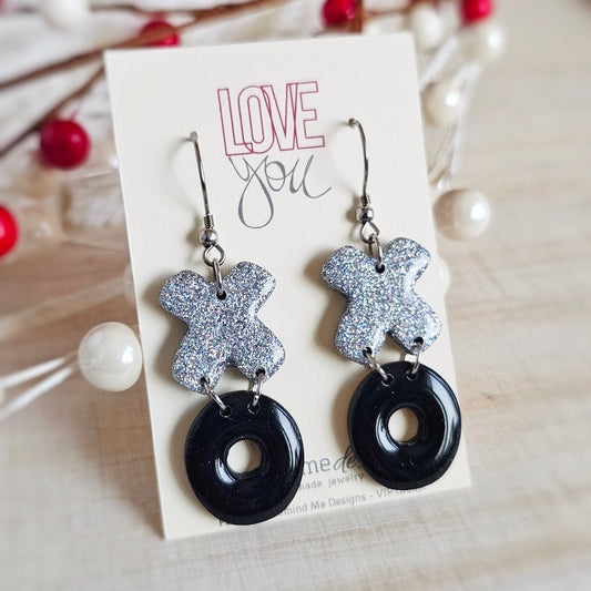 XOXO Valentine's Clay Dangle Earrings