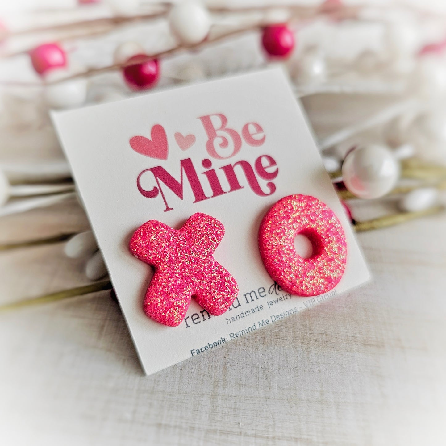 XOXO Valentine's Clay Studs