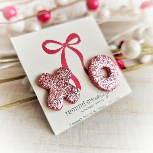 XOXO Valentine's Clay Studs