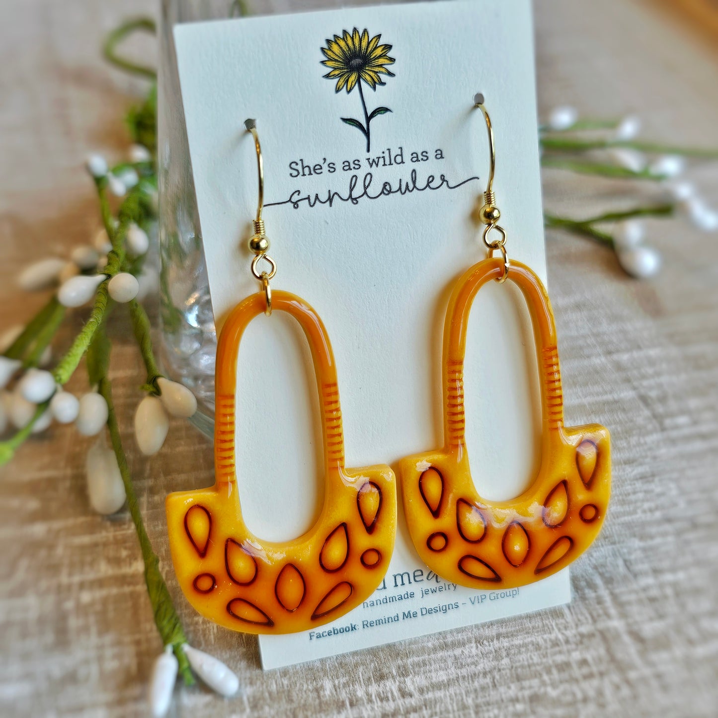 Clay Dangle Earrings