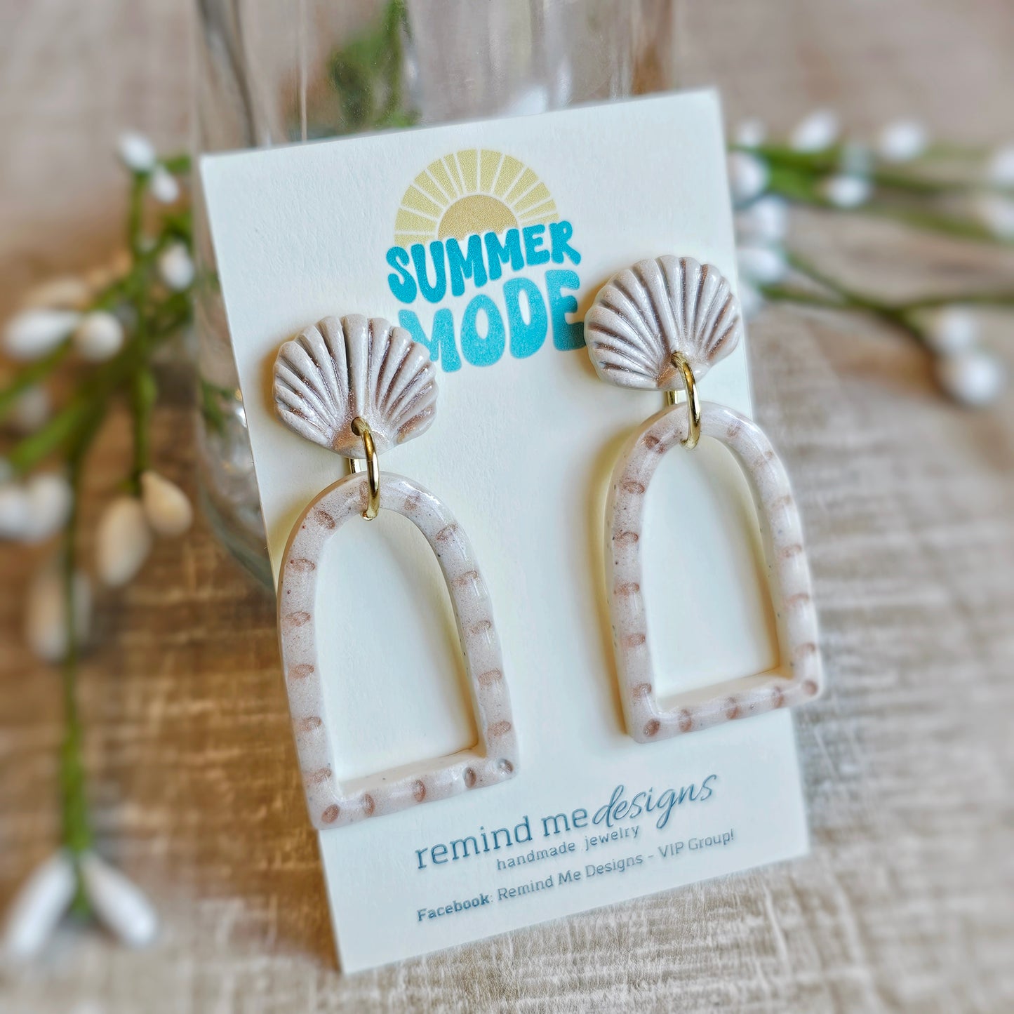 Clay Dangle Earrings