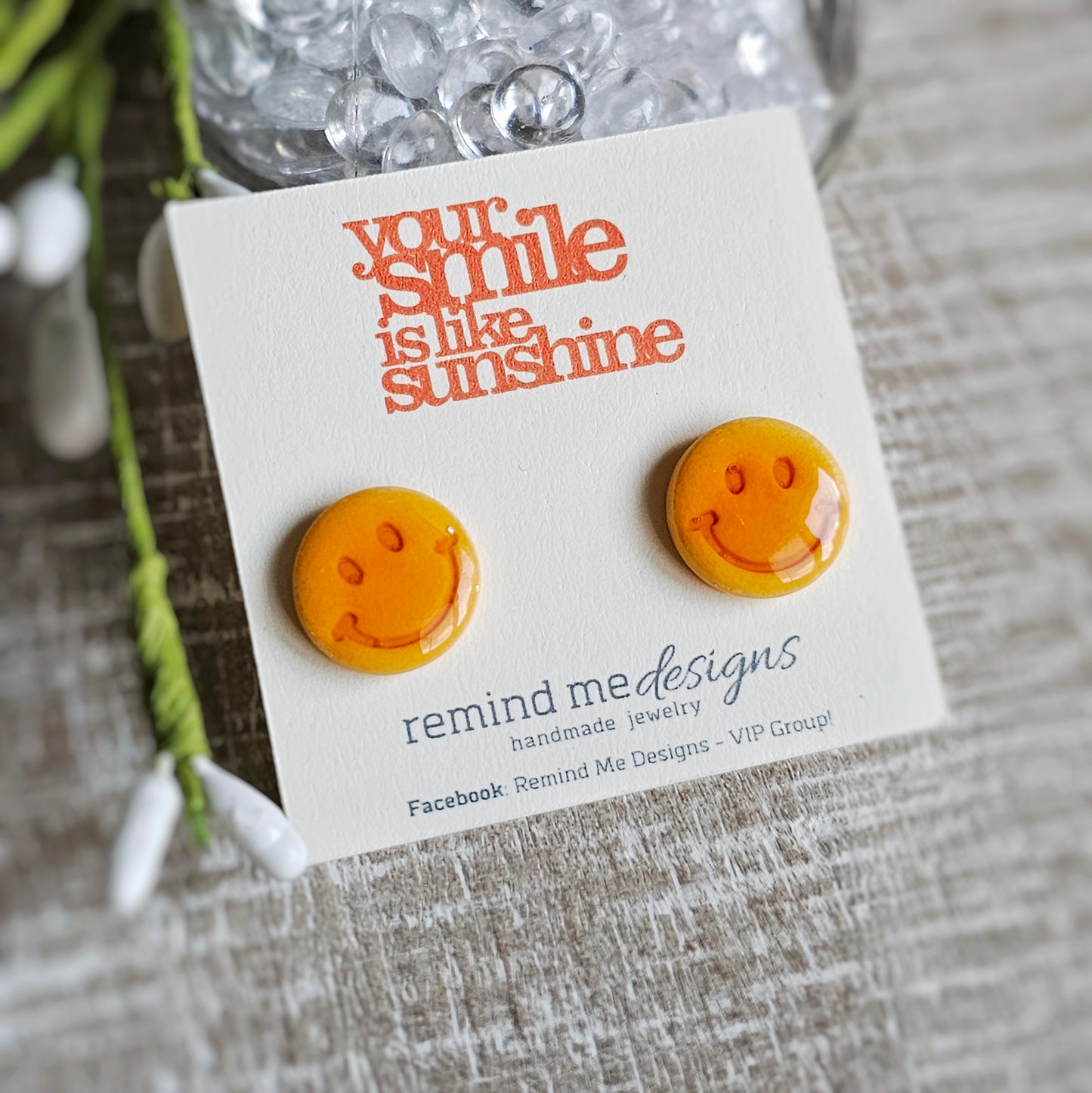 Clay Stud Earrings