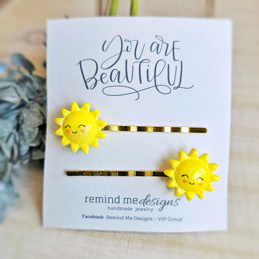 Sunshine Bobby Pins