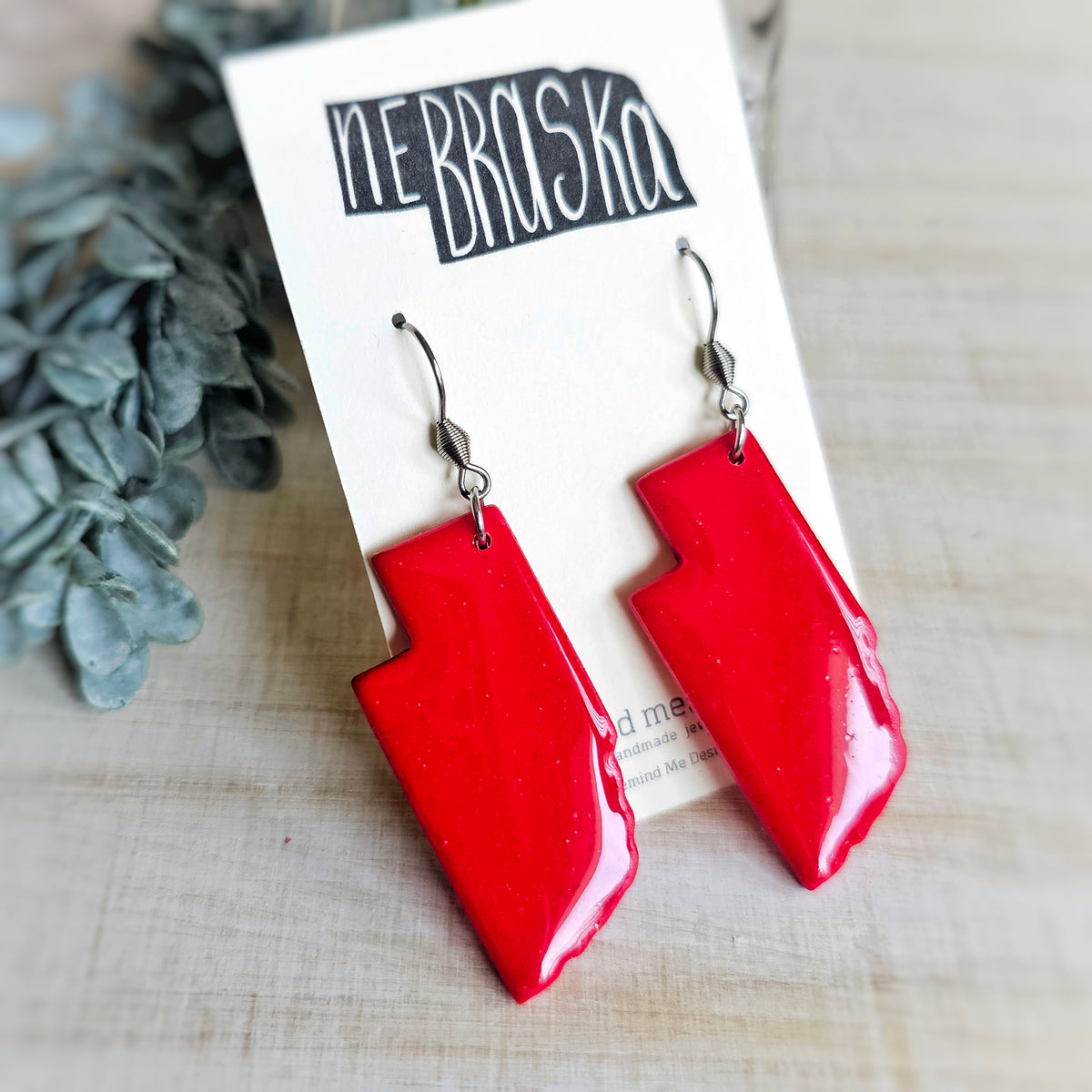 Nebraska Clay Dangle Earrings
