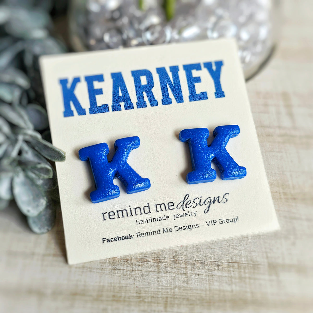 'K' Kearney Clay Studs