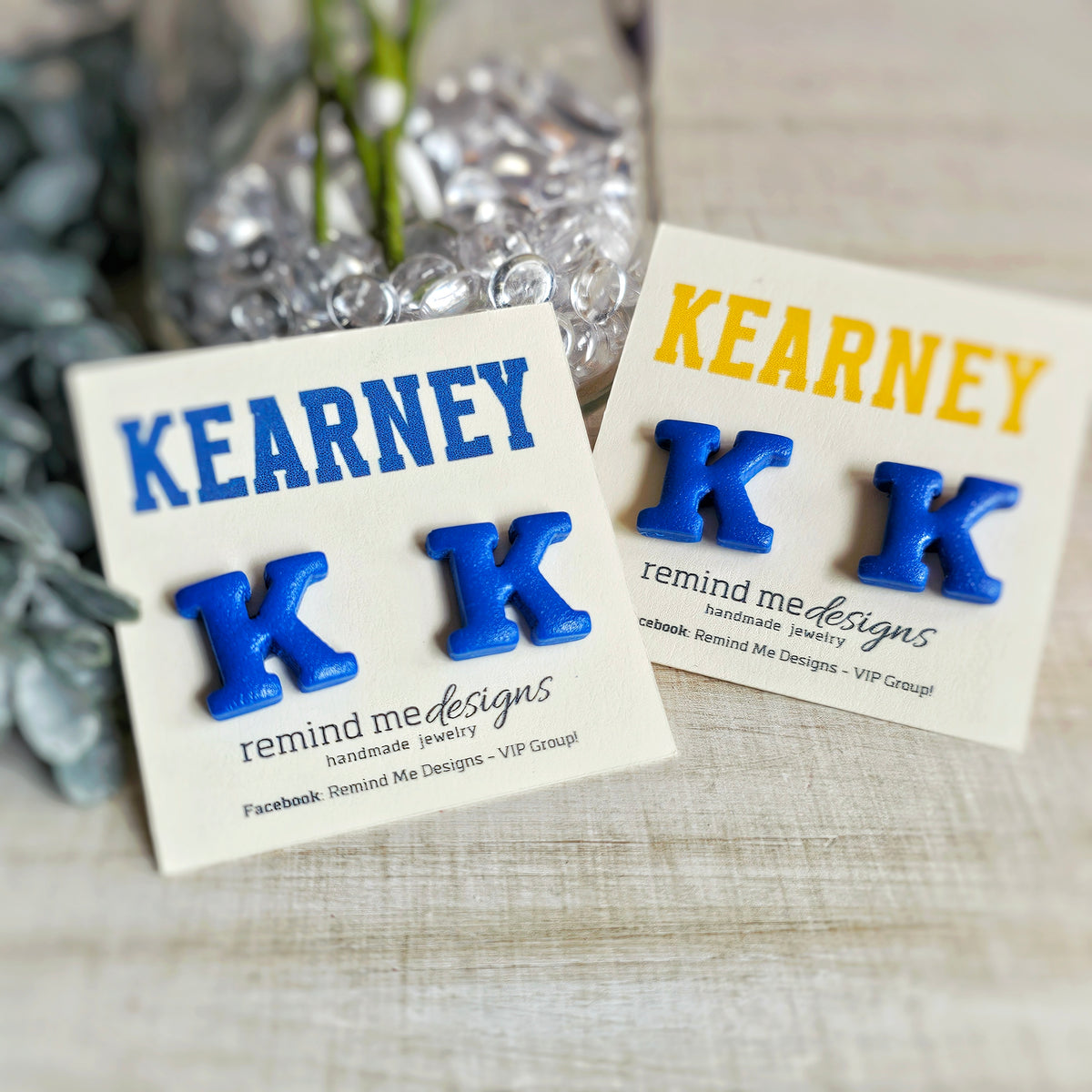 'K' Kearney Clay Studs