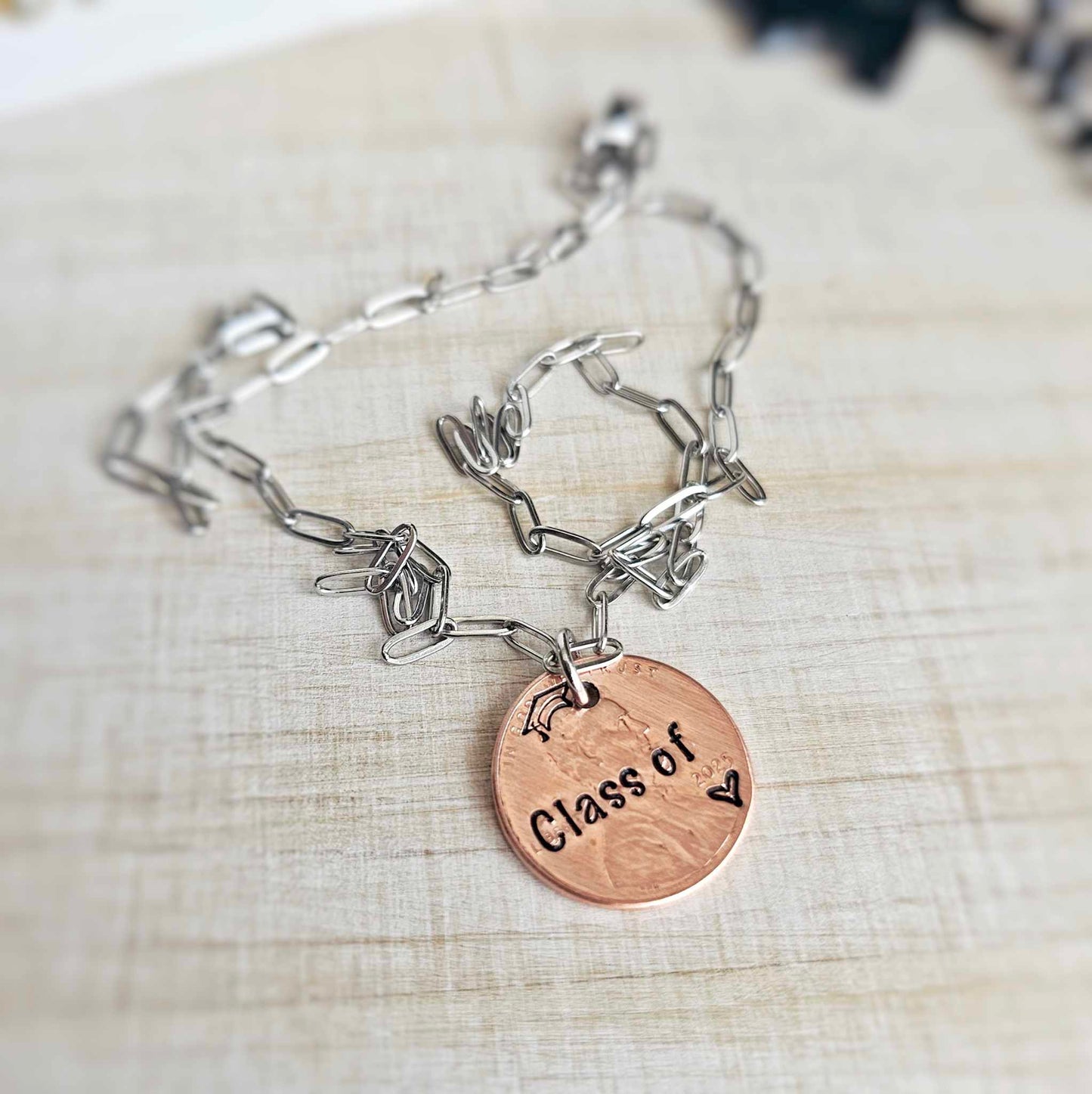 Class of 2025 Penny Graduation Necklace